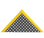 Superior Manufacturing 40" X 64" Black And Yellow Rubber Safety Stance® NoTrax® Anti Fatigue Floor Mat
