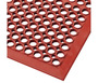 Superior Manufacturing 3' X 10' Red Rubber NoTrax® Sanitop® Anti Fatigue Floor Mat