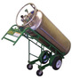 Saf-T-Cart Single Cylinder Cart With 12" X 4" SC-34 Pneumatic (LCTFR) Wheels, SC-31 Caster, Dual Handle (For Liquid Cylinders With A Combined Diameter No Greater Than 20")