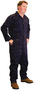 Stanco Safety Products™ Large Blue Indura® Flame Resistant Coveralls With Front Zipper Closure