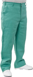 Stanco Safety Products™ 36" X 30" Green Cotton Flame Resistant Pants With Zipper Closure
