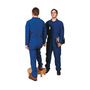 Stanco Safety Products™ 2X Blue Nomex® IIIA Flame Retardant Coveralls With Concealed 2-Way Front Zipper Closure