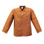 Stanco Safety Products™ Medium Brown Cotton Flame Resistant Jacket With Snap Closure
