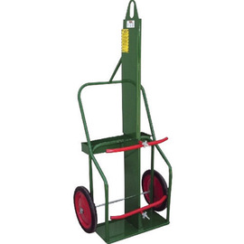 Sumner Manufacturing Company 2 Cylinder Cart With Semi Pneumatic Wheels And Curved Handle
