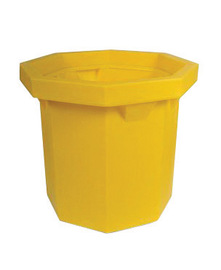 UltraTech 32" 1/2" X 27 1/4" Ultra-Spill Collectors Yellow Polyethylene