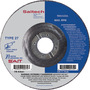 United Abrasives/SAIT 7" X 1/4" X 7/8" Saitech Ultimate Performance™ Ceramic Aluminum Oxide Type 27 Grinding Wheel