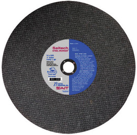United Abrasives/SAIT 14" X 3/32" X 1" Saitech Steel Worker® Ceramic Type 1 Chop Saw Wheel