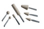 Standard Abrasives™ 1" X 1" | 1" X 1" W220 | W220 A80GFX | A80GFX Grit SAIT | SAIT Cotton Fiber | Cotton Fiber Mounted Point | Mounted Point