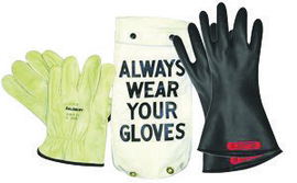Salisbury by Honeywell Size 11 Black Rubber Class 0 Linesmens Gloves