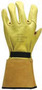 Salisbury by Honeywell Small Brown And Yellow Goatskin Linesmens Gloves