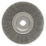 Weiler® 10" X 1 1/4" Trulock™ Steel Crimped Wire Wheel Brush