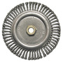 Weiler® 7" X 5/8" - 11 Dualife™ Roughneck® Steel Knot Wire Wheel Brush