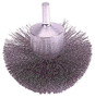 Weiler® 2 3/4" X 1/4" Stainless Steel Crimped Wire Circular Flared End Brush