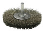 Weiler® 2 1/2" X 1/4" Stainless Steel Crimped Wire Radial Wheel Brush