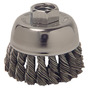 Weiler® 3" X 5/8" - 11 Vortec Pro® Steel Knot Wire Cup Brush