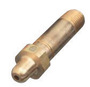 Western® CGA-326 1/4" NPT X 2 1/2" L Brass 3000 psig Nipple With Reverse Flow Check Valve