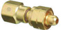 Western CGA-555 X CGA-580 Brass Cylinder To Regulator Adapter