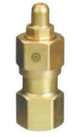 Western CGA-346 X CGA-580 Brass Cylinder To Regulator Adapter