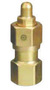Western CGA-346 X CGA-580 Brass Cylinder To Regulator Adapter