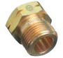 Western CGA-590 0.960" - 14 NGO Male LH Brass 3000 psig Regulator Inlet Nut (For Wrench Flats)