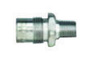Western 1/4" NPT Male DISS 1080 - A 3/4" - 16 UNF Chrome Plated Brass 200 psi Body Adapter