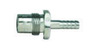 Western 1/4" DISS 1160 - A 3/4" - 16 UNF Chrome Plated Brass 200 psi Barbed Body Adapter