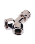Western® DISS1240 Female Inlet X 1/4" NPT Female Outlet 9/16" - 18 UNF 200 psi Y Connector