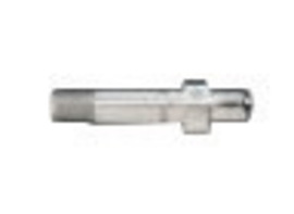 Western CGA346 0.830" - 14 NGO Internal Chrome Plated Brass 3000 psi Hand-Tight High Pressure Cylinder Connection Nut (Packaged)
