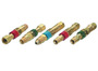 Western "B" X 9/16" - 18 LH Brass 200 psig Torch To Hose Quick Disconnect Set With Check Valve