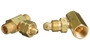 Western CGA-346 Female Brass Manifold Coupler Tee