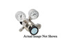 Airgas® Model L215ALB Brass Specialty High Purity Single Stage Mini Regulator With 1/8" FNPT Connection And Neoprene Diaphragm