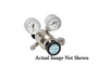 Airgas® Model L244ALB Brass Specialty High Purity Single Stage Mini Regulator With 1/8" FNPT Connection And SS Diaphragm