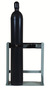 Airgas® Two Cylinder Steel Wall/Floor Stand For Cylinders Up To 12" In Diameter Includes Polyethylene Edge Guards