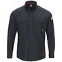 Bulwark® Medium Tall Navy Blue Bulwark Exclusive/Aramid/Lyocell/Modacrylic Flame Resistant Uniform Shirt With Button Front Closure