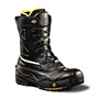 TERRA Size 15 Black Crossbow Leather Composite Toe Winter Boots With High Traction Thermal Tested, Diamond Cleat Design Rubber Outsole