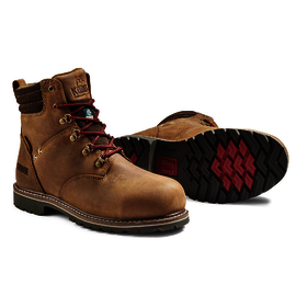 KODIAK® Size Women's 6.5 Brown Leather/Polyurethane/Rubber Composite Toe Boots With Rubber Outsole