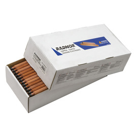 RADNOR™ 1/2" X 14" DC Jointed Copperclad Arc Gouging Electrode (100 Each Per Box)