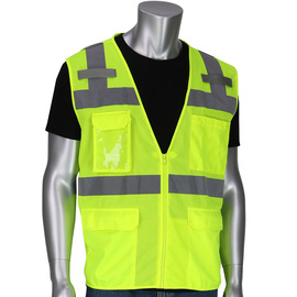 RADNOR™ Medium Hi-Viz Yellow Polyester/Tricot Vest
