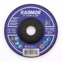 RADNOR™ 5" X 1/4" X 7/8"  Ceramic Alumina Type 27 Depressed Center Grinding Wheel