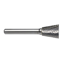 RADNOR™ SN-6DC 5/8" X 3/4" Inverted Cone Shape Double Cut Carbide Burr