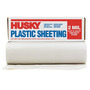 Poly-America 10' X 100' Clear 2 mil Polyethylene Husky Plastic Sheeting