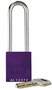 Reece Safety Purple Anodized Aluminum Padlock (Keyed Differently)