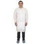 Seidman & Associates Large White Safety Zone® Polypropylene Lab Coat