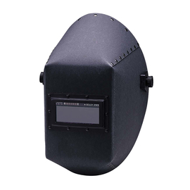 Sellstrom® Jackson Safety Huntsman Black Vulcanized Fiber Shell Fixed Front Welding Helmet With 2" X 4 1/2" Shade 10 IR Lens