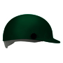 SureWerx™ Green Jackson Safety® C10 HDPE Cap Style Bump Cap With Ratchet/4 Point Ratchet Suspension