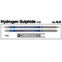 Gastec™ Glass Hydrogen Sulfide Low Range Detector Tube, White To Brown Color Change