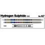 Gastec™ Glass Hydrogen Sulfide Extra Low Range Detector Tube, Yellow To Pink Color Change