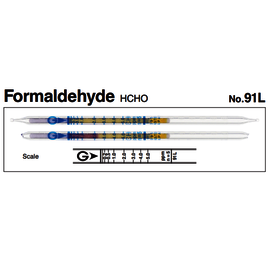 Gastec™ Glass Formaldehyde Low Range Detector Tube, Yellow To Reddish Brown Color Change