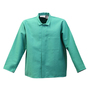 Stanco Safety Products™ Medium Green Cotton Flame Resistant Jacket With Hook And Loop Closure