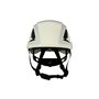 3M™ White SecureFit™ X5001VX-ANSI ABS Cap Style Safety Helmet With 6 Point Ratchet Suspension